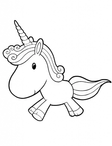 HD Unicorn Coloring Pages for Printing, 100 Images