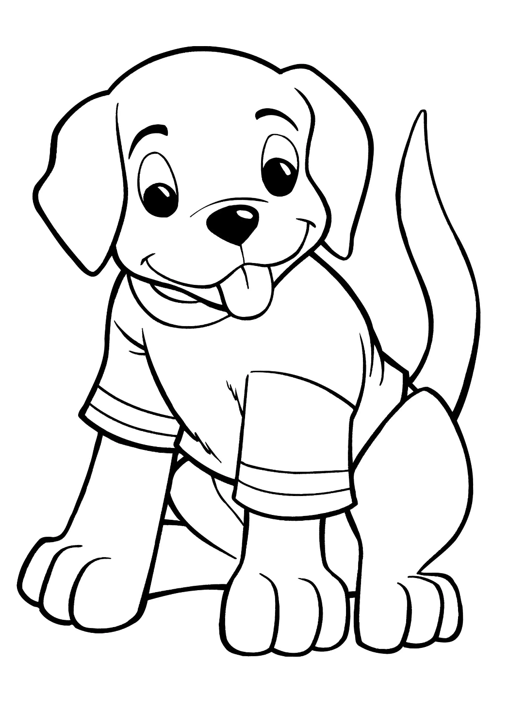 Dog Coloring Pages for Kids. Print Them Online for Free!