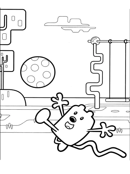 Unique Collection of Wubbzy and His Friends Coloring Pages