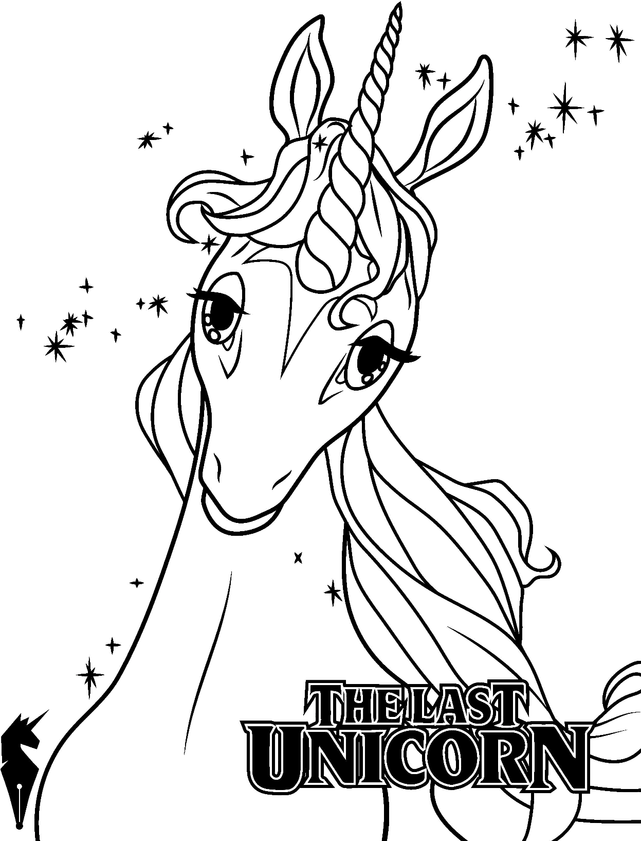 HD Unicorn Coloring Pages for Printing, 100 Images