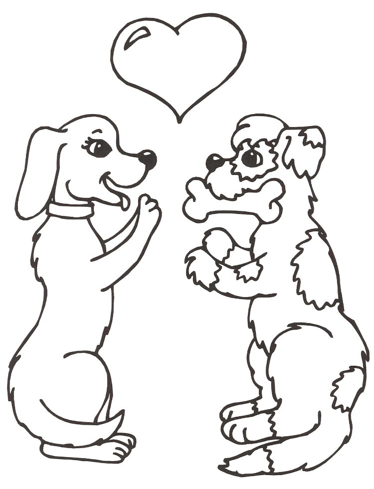 Dog Coloring Pages for Kids. Print Them Online for Free!