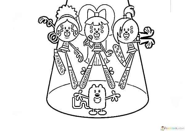 Unique Collection of Wubbzy and His Friends Coloring Pages