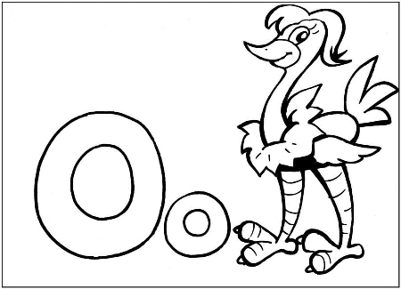 English Letters: Coloring Pages with Single Letters and the Whole Alphabet