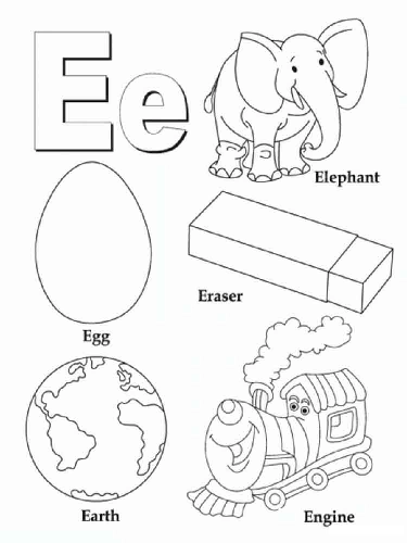 Lettere inglesi: pagine da colorare con lettere singole e l’intero alfabeto