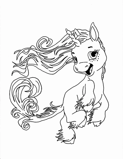 HD Unicorn Coloring Pages for Printing, 100 Images