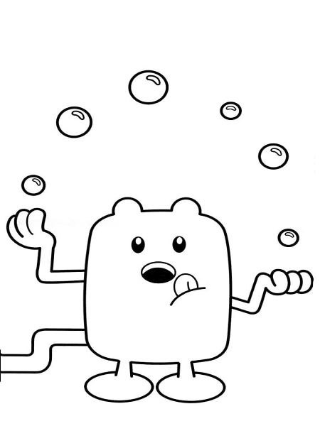 Unique Collection of Wubbzy and His Friends Coloring Pages