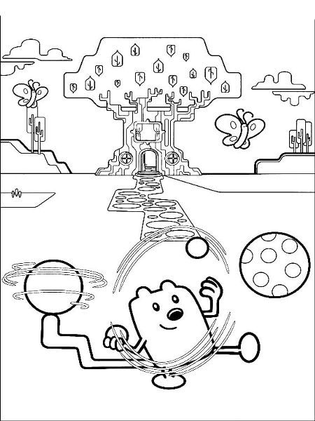 Unique Collection of Wubbzy and His Friends Coloring Pages