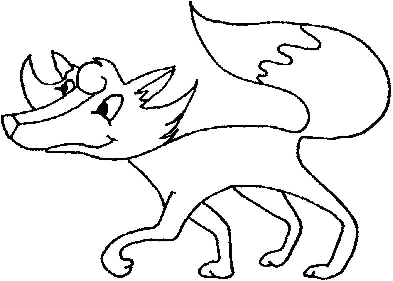 Fox coloring pages. For kids.