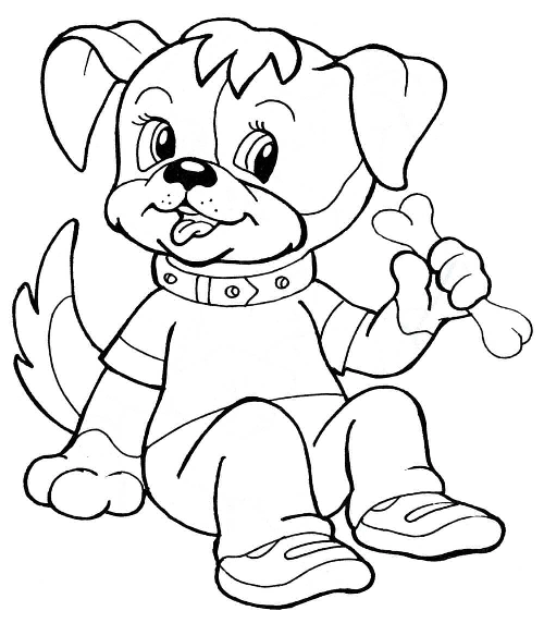 Dog Coloring Pages for Kids. Print Them Online for Free!