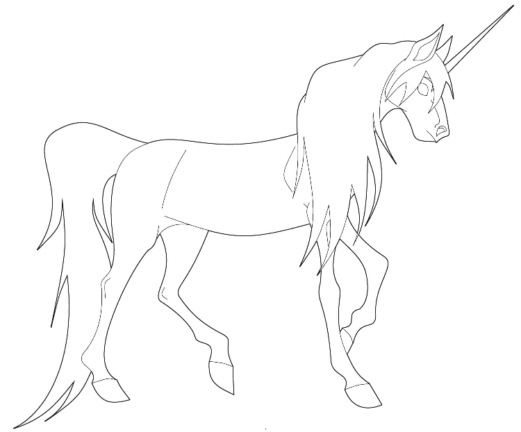 HD Unicorn Coloring Pages for Printing, 100 Images