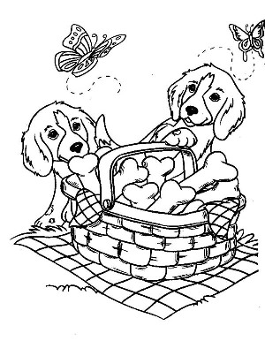 Dog Coloring Pages for Kids. Print Them Online for Free!