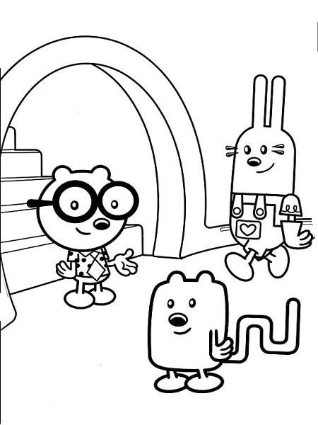 Unique Collection of Wubbzy and His Friends Coloring Pages