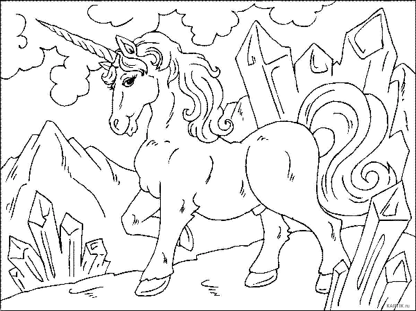 HD Unicorn Coloring Pages for Printing, 100 Images