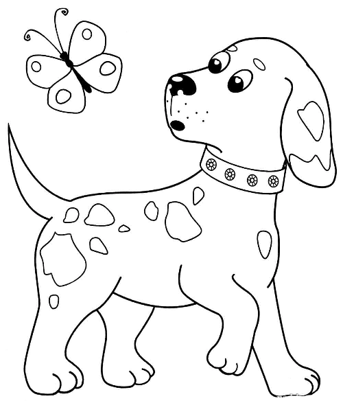 Dog Coloring Pages for Kids. Print Them Online for Free!