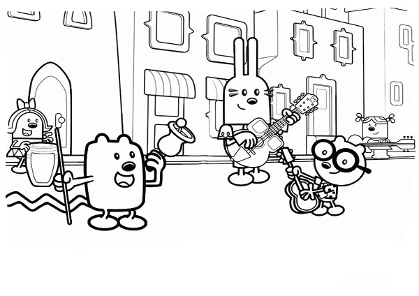 Unique Collection of Wubbzy and His Friends Coloring Pages