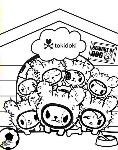 Desenhos para colorir Tokidoki, 50 imagens