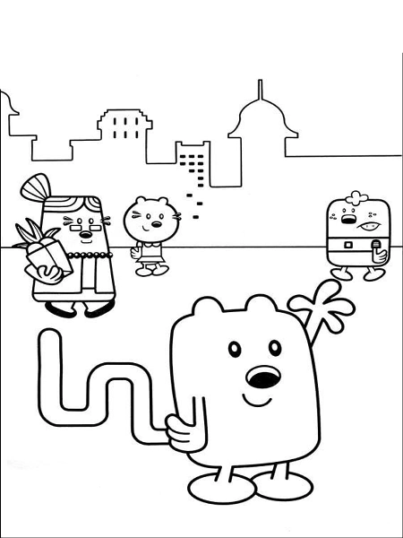 Unique Collection of Wubbzy and His Friends Coloring Pages