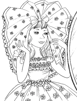 Large Collection of Complex Coloring Pages for 10- to 12-Year-Old Girls