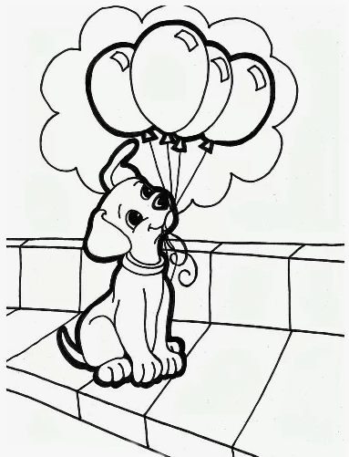 Dog Coloring Pages for Kids. Print Them Online for Free!