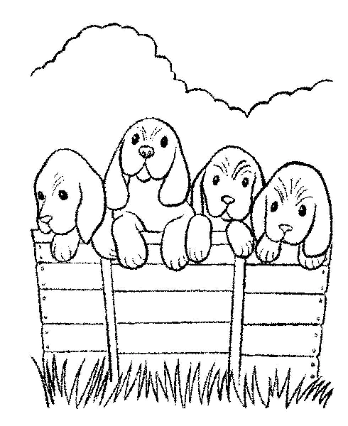 Dog Coloring Pages for Kids. Print Them Online for Free!