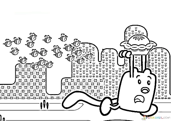 Unique Collection of Wubbzy and His Friends Coloring Pages