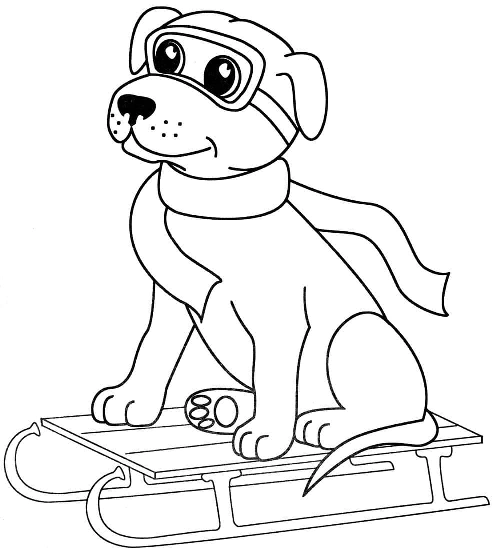 Dog Coloring Pages for Kids. Print Them Online for Free!