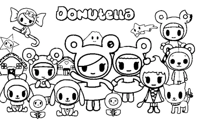 Coloring Pages Tokidoki, 50 Pictures