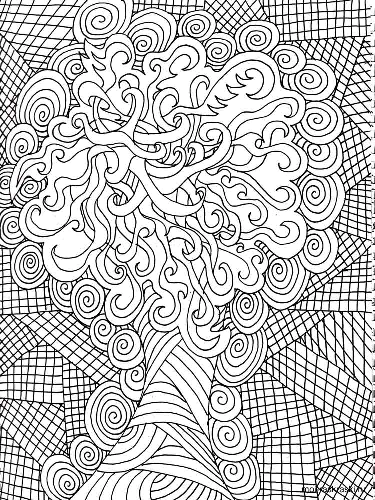 Large Collection of Complex Coloring Pages for 10- to 12-Year-Old Girls