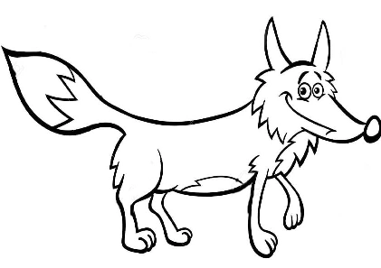 Fox coloring pages. For kids.