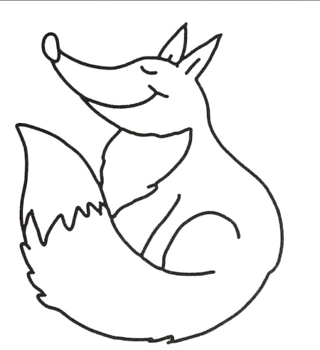 Fox coloring pages. For kids.