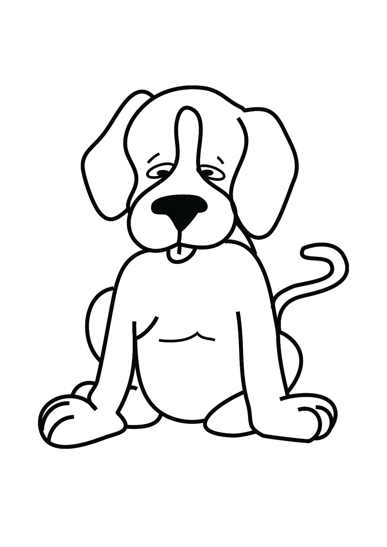 Dog Coloring Pages for Kids. Print Them Online for Free!