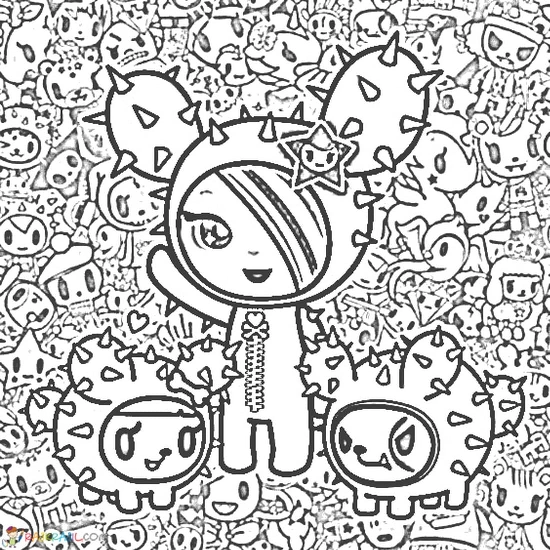 Coloriages Tokidoki, 50 images