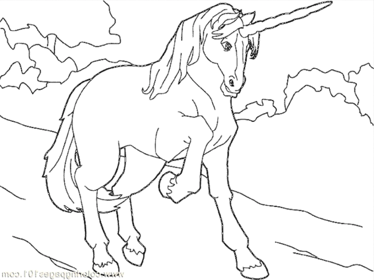 HD Unicorn Coloring Pages for Printing, 100 Images