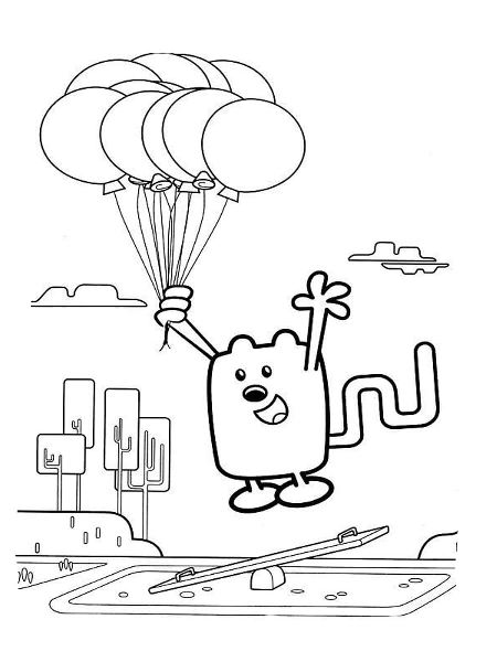 Unique Collection of Wubbzy and His Friends Coloring Pages