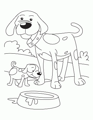 Dog Coloring Pages for Kids. Print Them Online for Free!