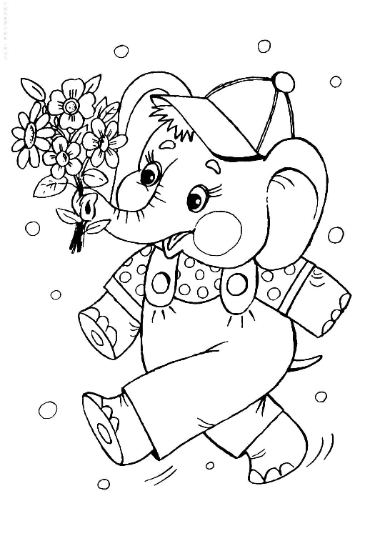 A large collection of coloring pages for kids 3-4 years old