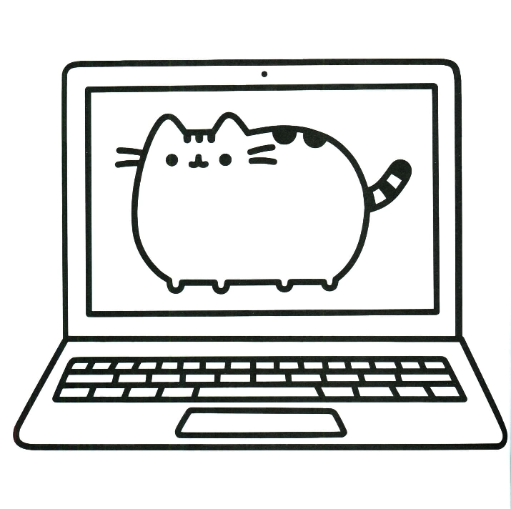 Pagine da colorare con Pusheen.