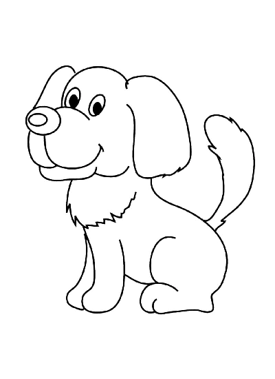 Dog Coloring Pages for Kids. Print Them Online for Free!