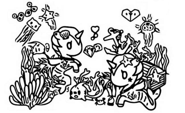 Coloring Pages Tokidoki, 50 Pictures