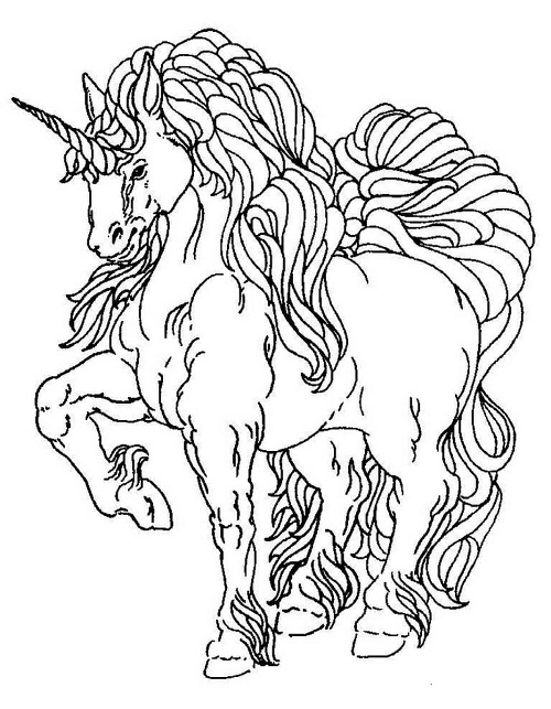 HD Unicorn Coloring Pages for Printing, 100 Images