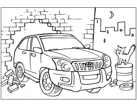 Cars Coloring Pages for Boys. Print Them Online!