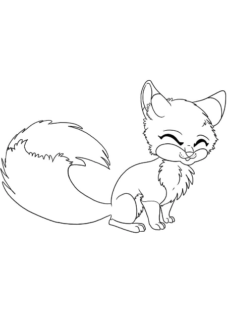 Fox coloring pages. For kids.