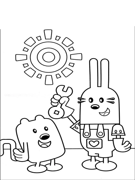 Unique Collection of Wubbzy and His Friends Coloring Pages