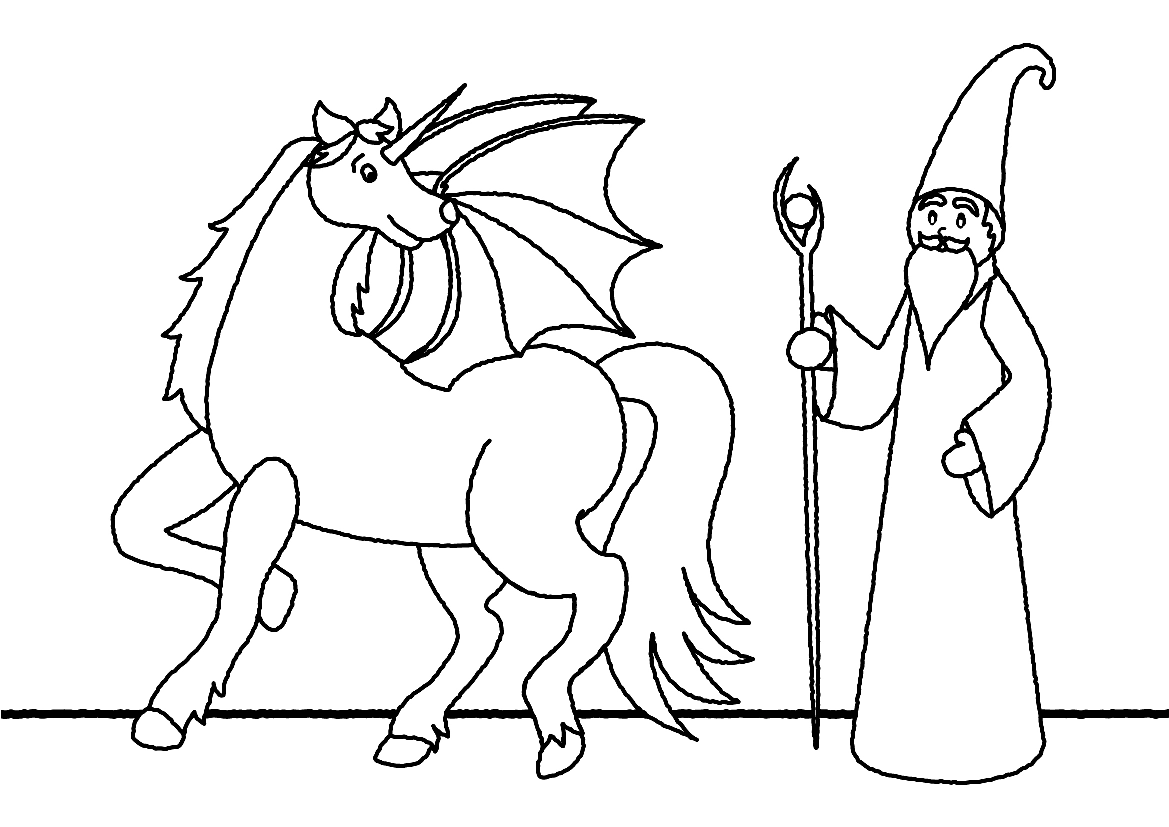 HD Unicorn Coloring Pages for Printing, 100 Images