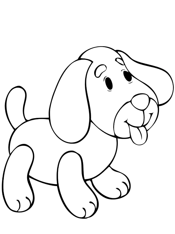 Pagine da colorare con i cani. Stampa online gratuitamente!