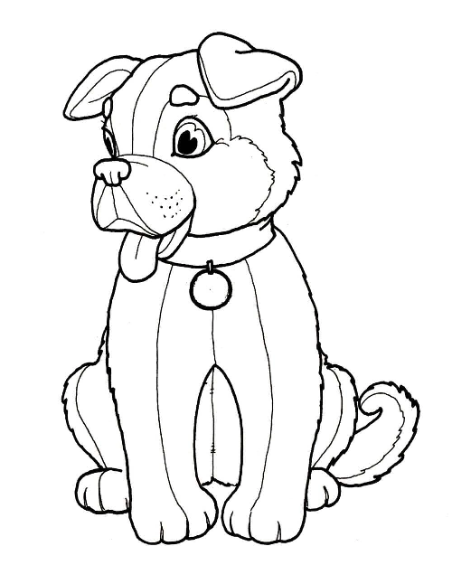 Dog Coloring Pages for Kids. Print Them Online for Free!