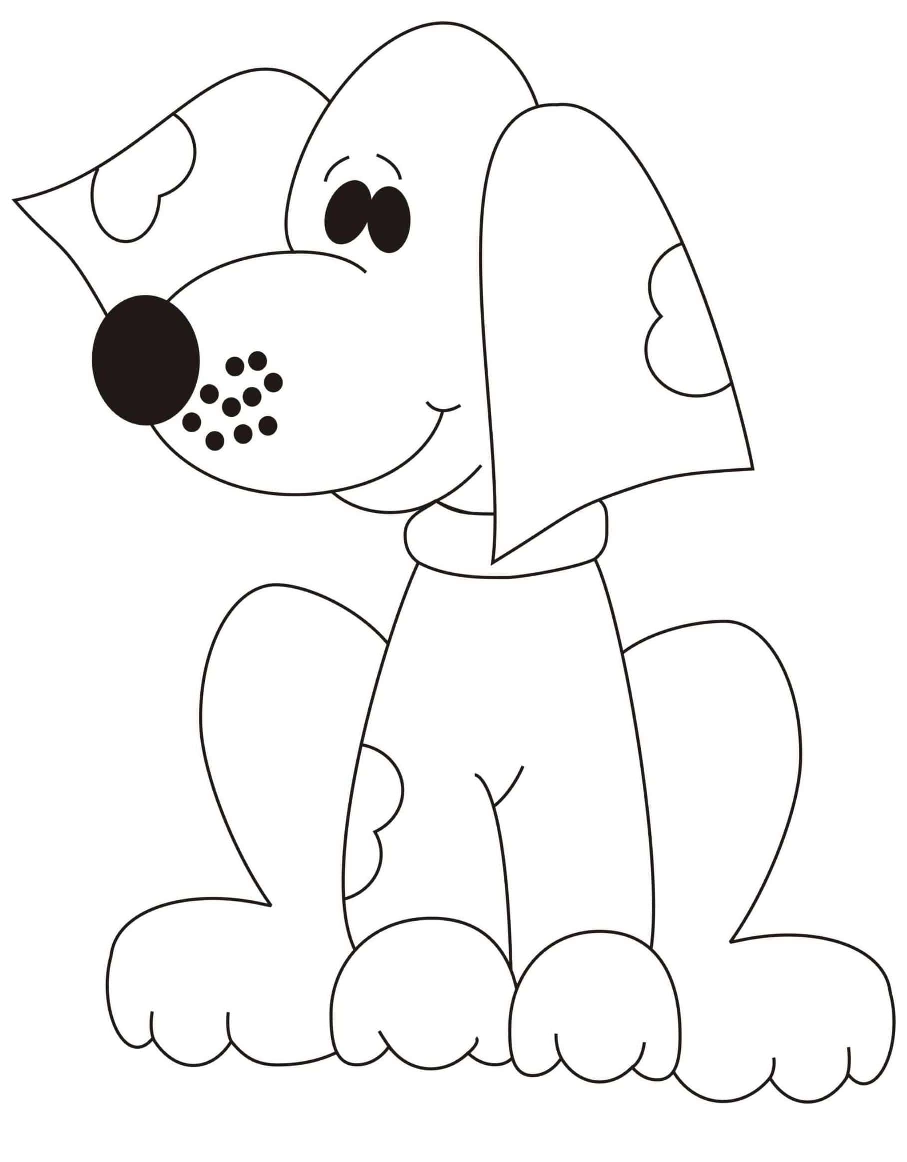 Dog Coloring Pages for Kids. Print Them Online for Free!