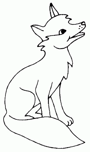 Fox coloring pages. For kids.