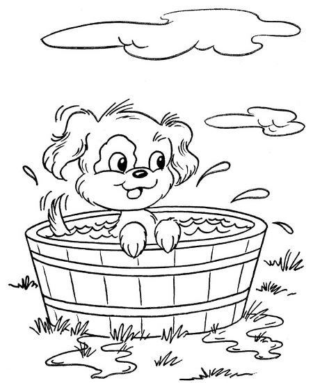 Dog Coloring Pages for Kids. Print Them Online for Free!