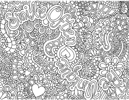 Large Collection of Complex Coloring Pages for 10- to 12-Year-Old Girls